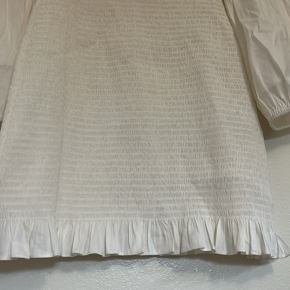 Gianni Bini Tally LS Square Neck Smocked Mini Dress - Picture 6 of 8